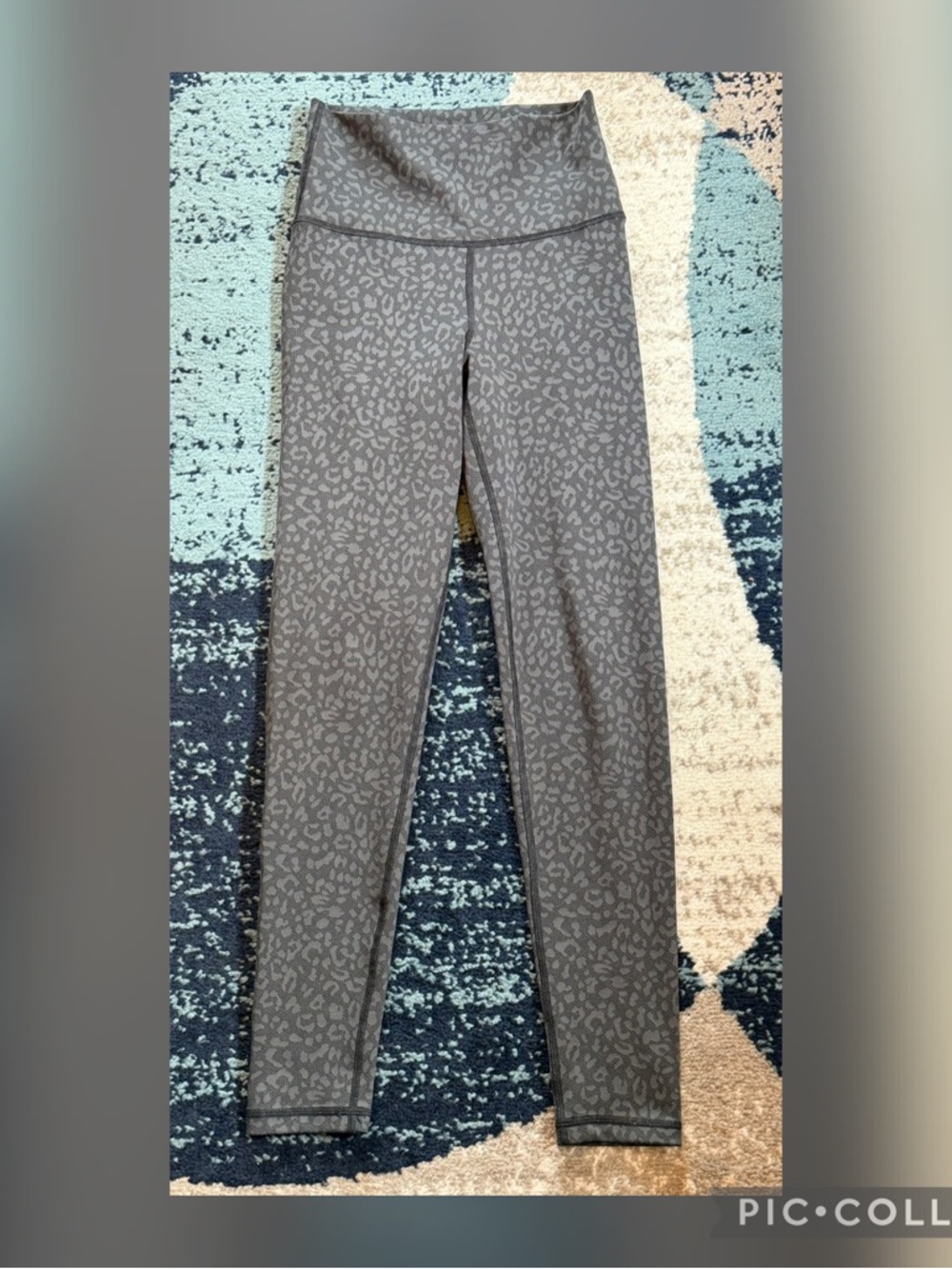 Aerie OFFLINE High Rise 7/8 Leggings Gray Leopard Print Size S